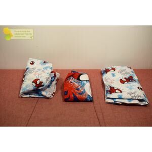 4pc Toddler Spidey and His Amazing Friends Reversible Bed Set (Incomplete)
